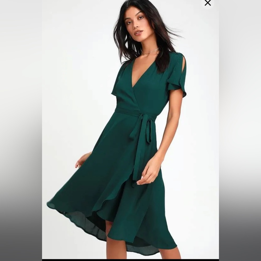 Emerald green Holiday dress